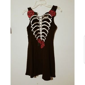 Punk rock cut out dress